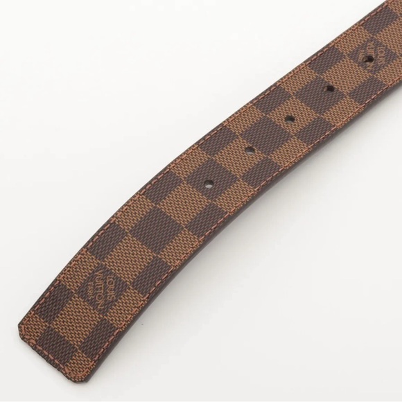 Louis Vuitton San Tulle LV Initiative Belt 95/38 Brown Damier M9807 - Picture 3 of 8